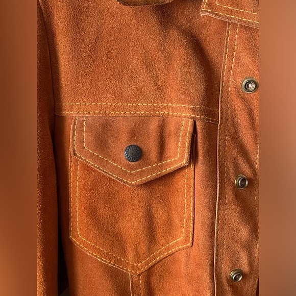 Boxy Brown suede jacket - Picture 7 of 15
